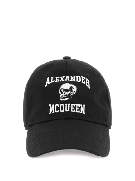 Șapcă Alexander Mcqueen cu broderie negru