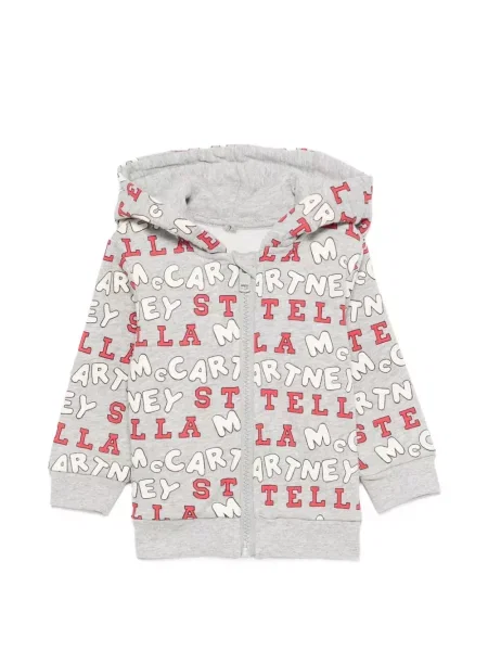 Bluza z kapturem dziecięca Stella Mccartney szara