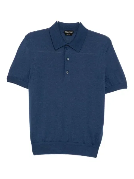 Polo Tom Ford tricotate albastru