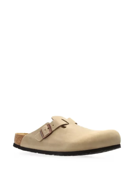Papuci tip mules Birkenstock cu cataramă