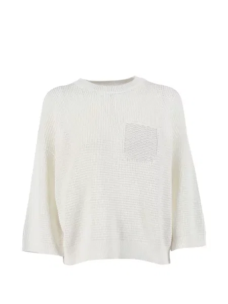 Pulover Peserico tricotate alb