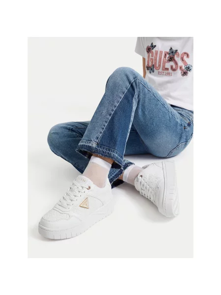 Sneakers Guess alb