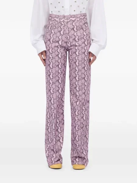 Pantaloni Msgm cu imagine roz