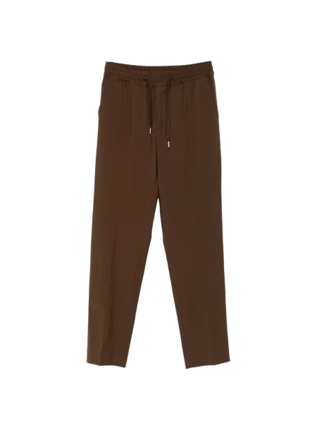 Pantaloni Sandro cu cordon maro