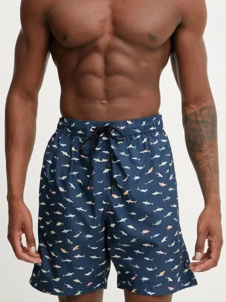 Kratke hlače za kupanje Paul&Shark tamno plava