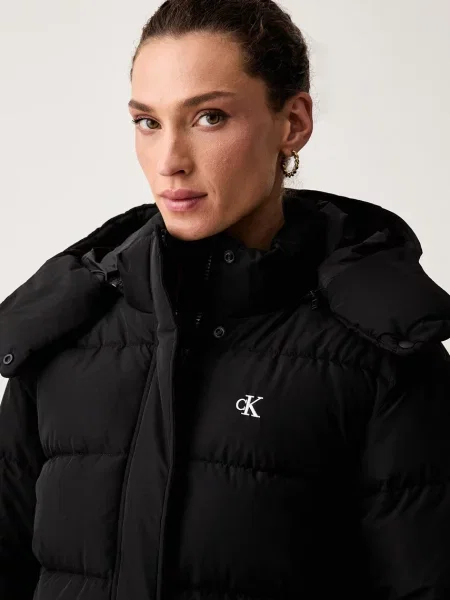 Calvin Klein Jeans капитонирано яке дамско черно