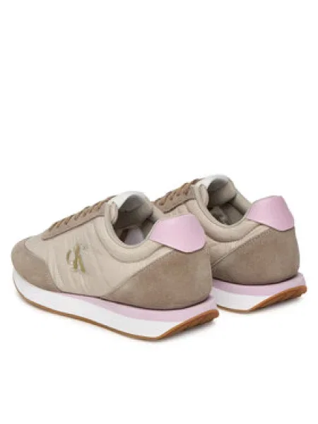 Dámske tenisky Calvin Klein Retro Runner Lace Up MG chateau/taupe/fragrant lilac khaki
