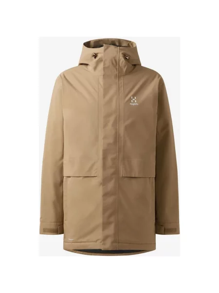 Kurtka Haglöfs Salix Proof Mimic II Parka brązowy S beżowy