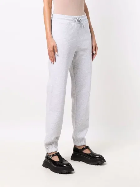 Spodnie dresowe Msgm z dżerseju szare