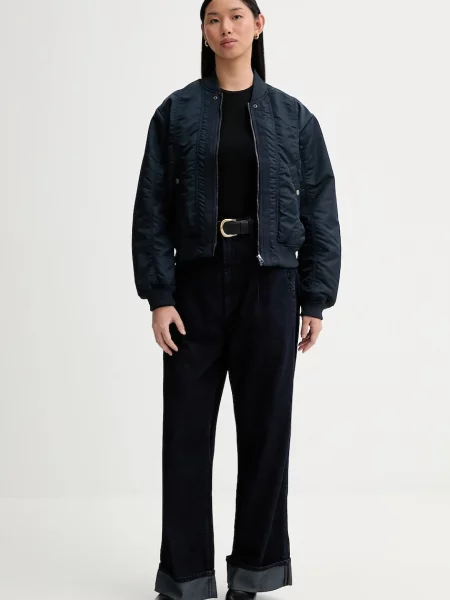 G-Star kurtka granatowy przejściowa