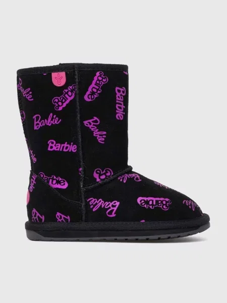 EMU Australia Škornji za sneg Barbie Wallaby Print Lo črna