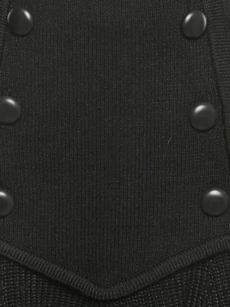 Dzianinowa spódnica Isabel Marant prążkowana czarna