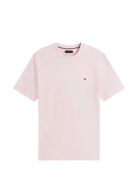 Tricou Tommy Hilfiger cu broderie roz