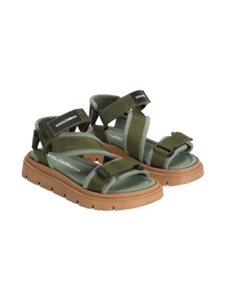 Sandały dziecięce Dolce And Gabbana zielone