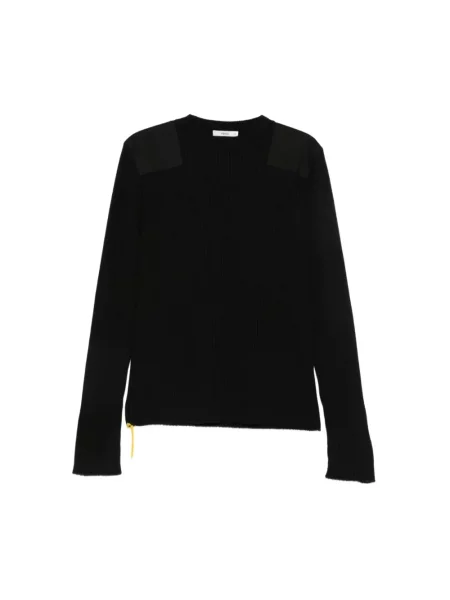 Sweter Fendi wełniany czarny