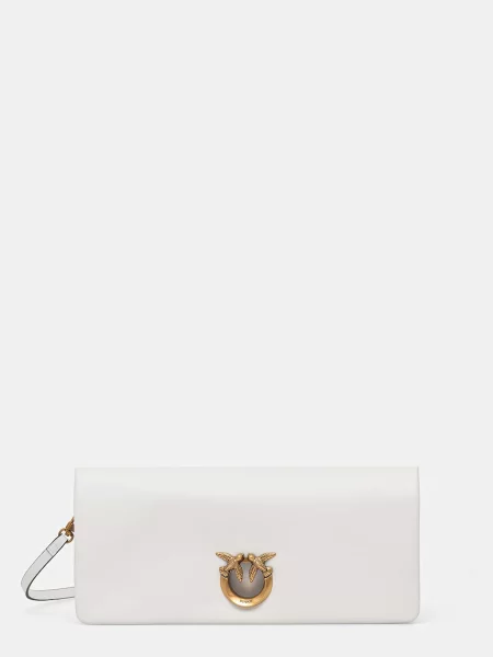 Pinko geantă de piele alb