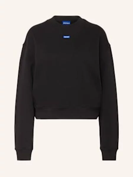 Hugo Blue Bluza Nierozpinana Delessa schwarz czarna
