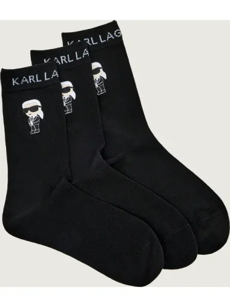 Karl Lagerfeld Șosete Ikon negru