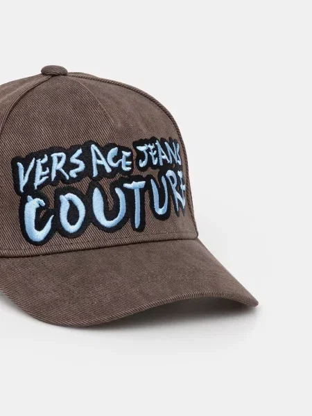 Бейсболка Versace Jeans Couture з аплікацією коричневий