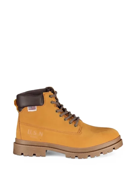 Fűzős csipkés bakancs Avirex barna