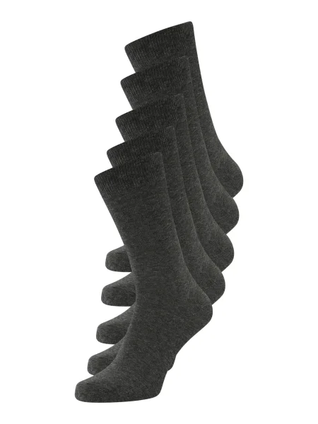 JACK & JONES Nogavice temno siva