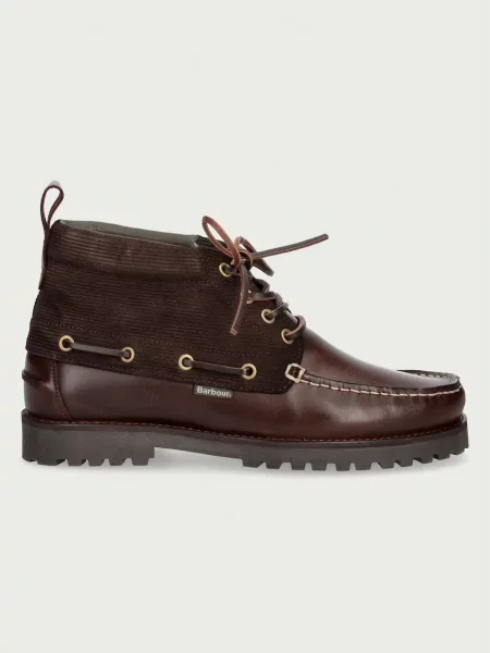 Barbour ghete pentru bărbați din piele Harle maro