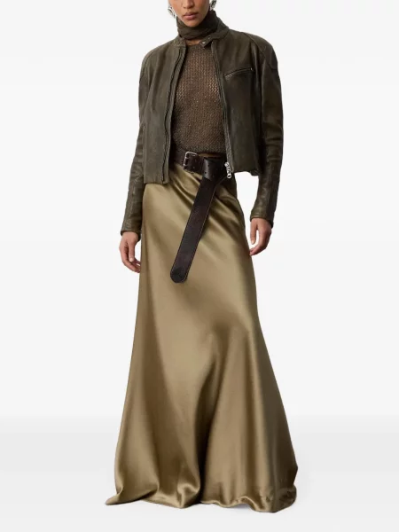 Fusta maxi Ralph Lauren Collection din satin