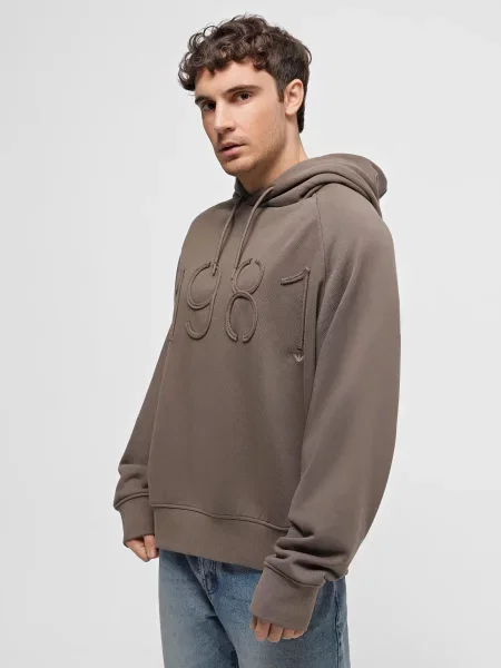 Худі Emporio Armani коричневий