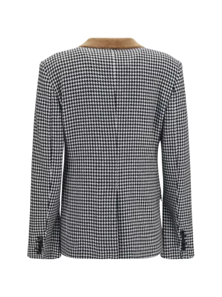 Lung sacou Tom Ford cu model pepito negru