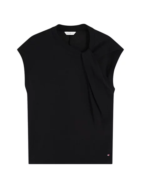 Top Tommy Hilfiger tricotate negru