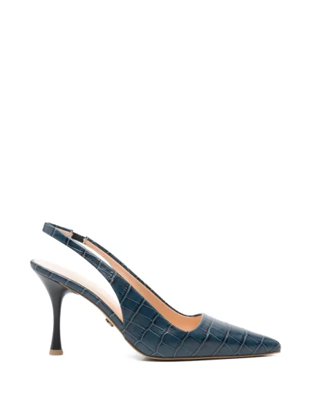 Pantofi cu toc Sergio Moretti Firenze slingback albastru