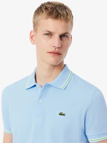 Поло Lacoste блакитний