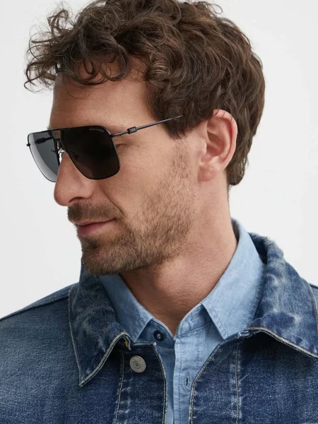 Солнцезащитные очки Armani Exchange черные