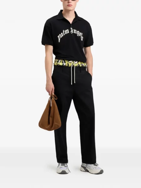 Polo Palm Angels με αυτόγραφο μαύρο