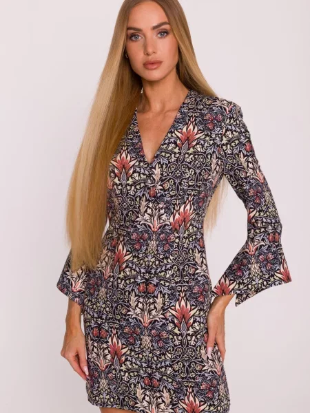 Rochie mini Made Of Emotion cu imagine negru