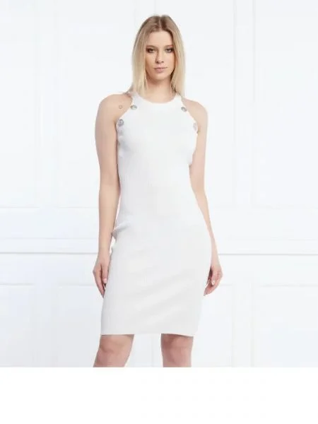 Silvian Heach Rochie FEEBAS alb