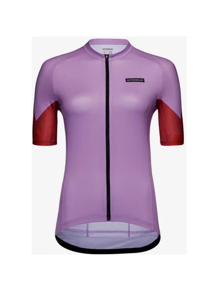 Koszulka rowerowa GOREWEAR Spirit Triangles krótki rękaw lila S