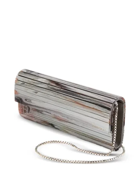 Geantă plic Jimmy Choo gri