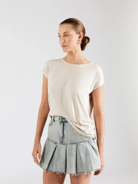 VERO MODA Tricou VMLAVA crem