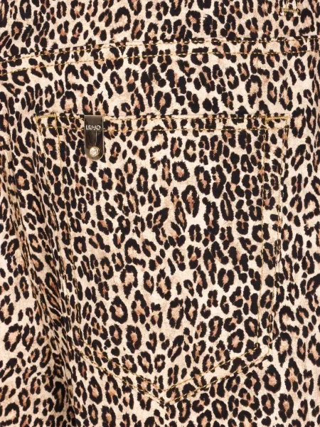 Blugi Liu Jo cu imagine cu model leopard roz