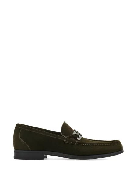 Mokasíny Ferragamo zelená