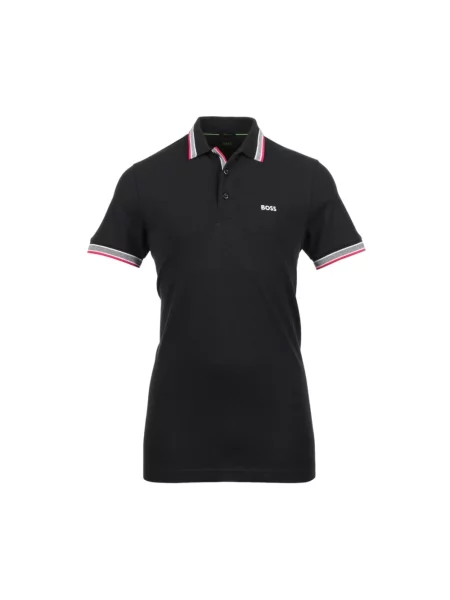 BOSS Green polo Paddy czarna
