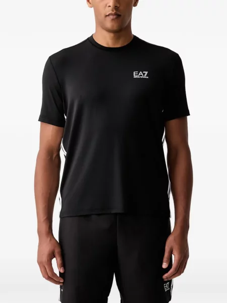 Tricou Ea7 Emporio Armani cu imagine negru