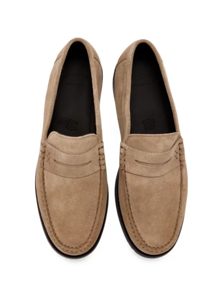 Pantofi loafer Forsa din piele de căprioară
