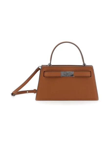 Torebka Tory Burch skórzana brązowa