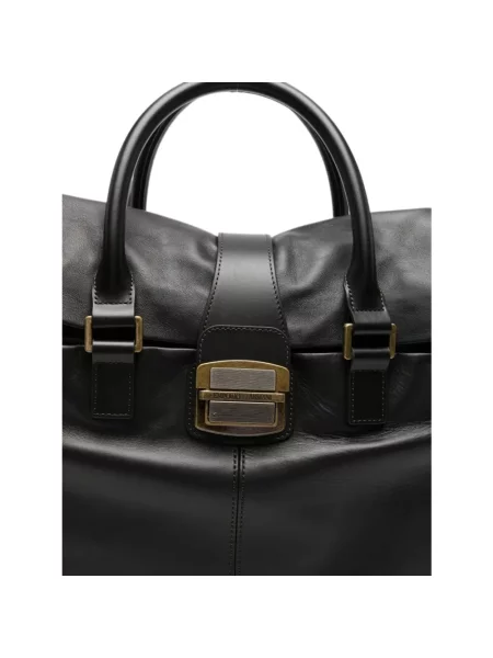 Torba Emporio Armani skórzana czarna