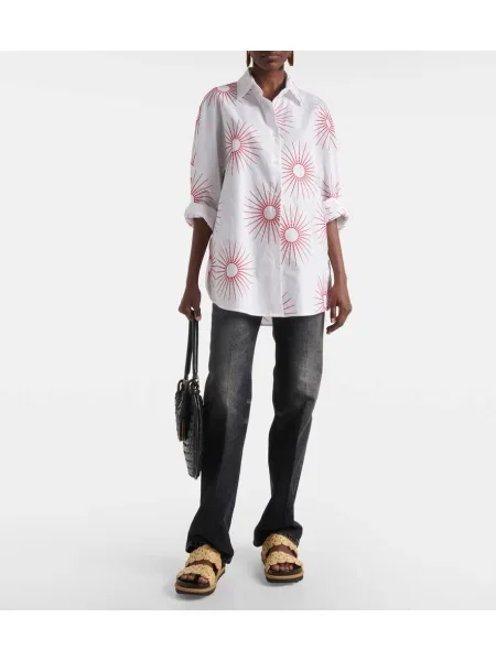 Sandale Dries Van Noten din piele bej