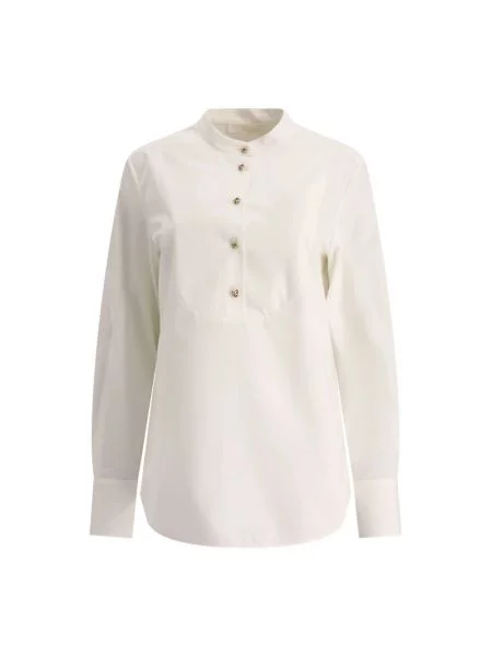 Haftowany top Chloe beżowy