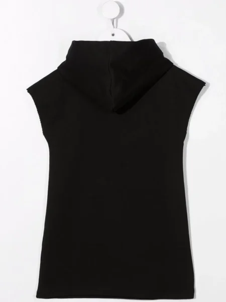 Dětské košilové šaty Msgm černé