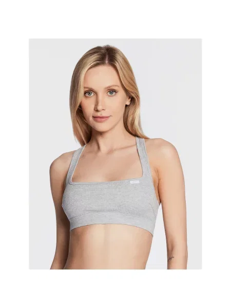 Chantelle Top nedrček Cotton Comfort siva